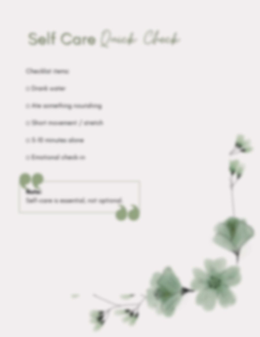 First 30 Days At Home Routine Guide